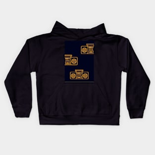 Retro Music Player Kids Hoodie